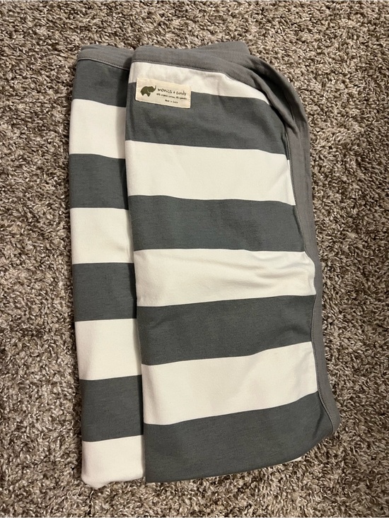 monica + andy Other - Gray and White Baby Blanket Bundle of 2